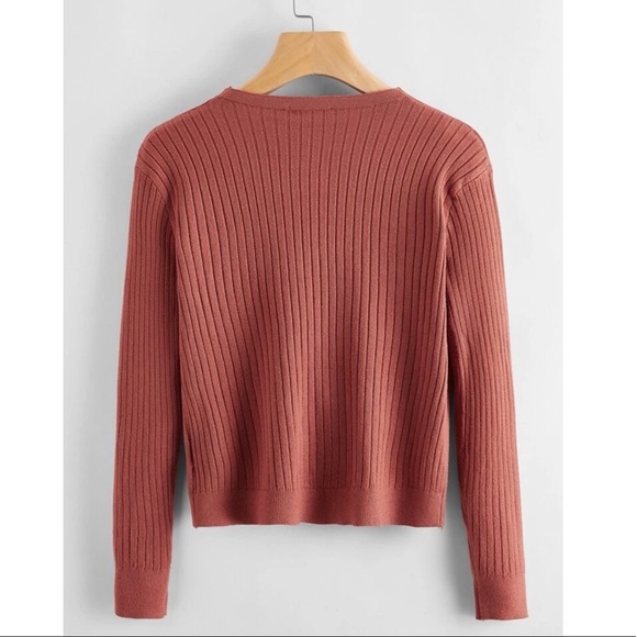 ✨NEW✨Button Front Rib-knit Cardigan - Picture 11 of 12